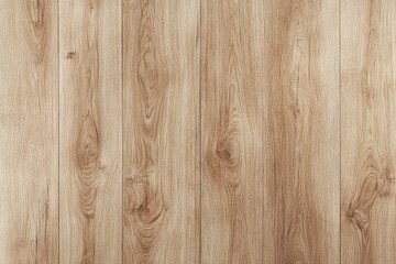 Light beige wood background with natural grain texture, top view of light brown wooden surface for design.