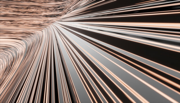 Dynamic 3D Render of Ethereum-Themed Waves in Motion