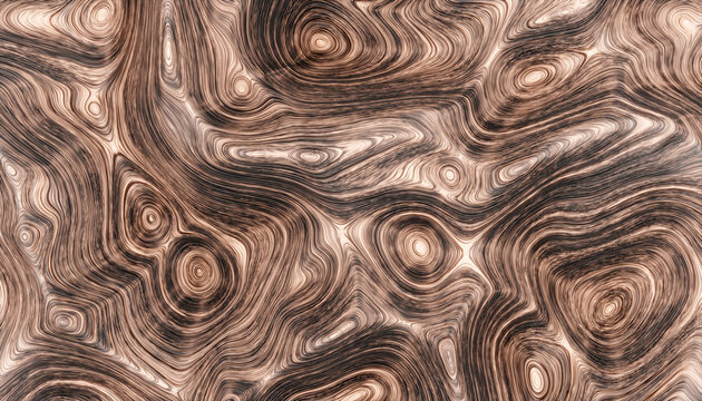 Abstract 3D Render with Etherium-Themed Wave Patterns