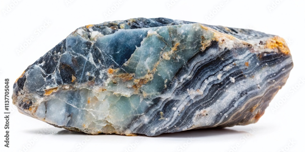 Poster mineral grey stone isolated on white background and png format for textures and backgrounds in digit