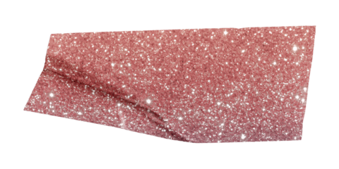 Pink tape png, glitter journal sticker, collage element