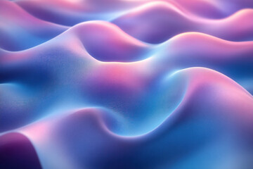 Fototapeta premium Abstract Waves Flow Smoothly with Gradient Colors and Texture