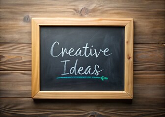 Fototapeta premium Minimalist Chalkboard Border Ideas: Creative Design Inspiration for Classroom, Home & Office