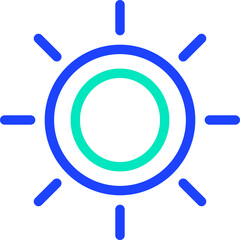 Brightness Vector Icon Design Illustration