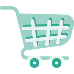 Simple vector icon shopping cart
