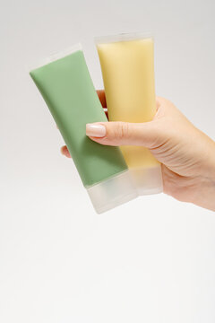 Holding Face Mask Tubes with Natural Ingredients