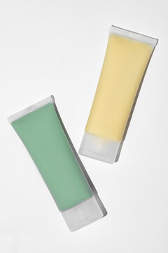 Facial Skincare Tubes With Spirulina and Manuka Honey Masks