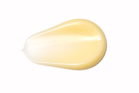 Swatch of yellow manuka honey facial mask for anti-aging
