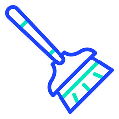 Broom Vector Icon Design Illustration