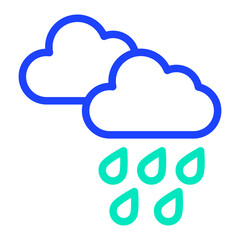 Rain Vector Icon Design Illustration