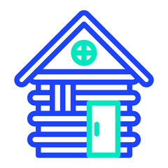 Cabin Vector Icon Design Illustration