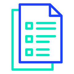 Fototapeta premium Note Vector Icon Design Illustration