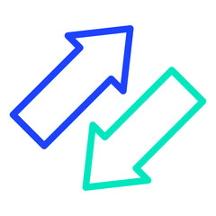 Swap Vector Icon Design Illustration