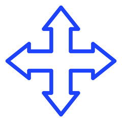 Move Vector Icon Design Illustration