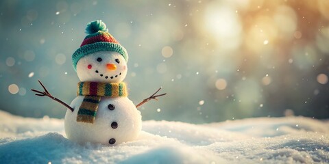 Fototapeta premium Minimalist Snowman Clip Art: Simple Winter Snowmen Pictures, Free Snow Person Images