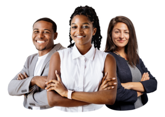 Startup business team png sticker, transparent background