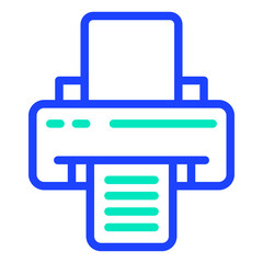 Printer Vector Icon Design Illustration