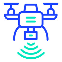 Drone Vector Icon Design Illustration