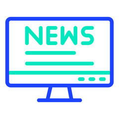 News Vector Icon Design Illustration