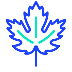 Maple leaf Vector Icon Design Illustration