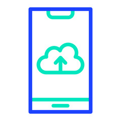 Fototapeta premium Cloud Vector Icon Design Illustration