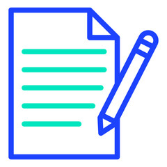 Fototapeta premium Write Vector Icon Design Illustration