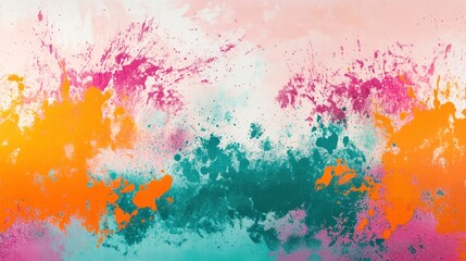 Obraz premium Abstract Colorful Splashes Paint Texture Artwork