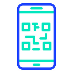 Qr code Vector Icon Design Illustration