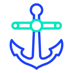 Anchor Vector Icon Design Illustration