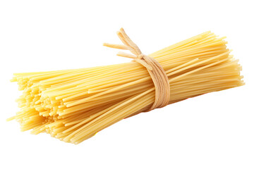 Spaghetti, pasta isolated on white or transparent  background


