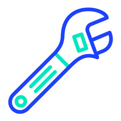 Wrench Vector Icon Design Illustration