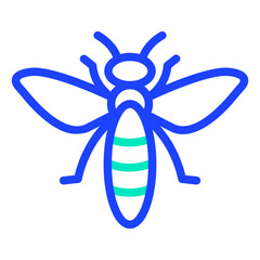 Bee Vector Icon Design Illustration