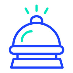 Hotel bell Vector Icon Design Illustration