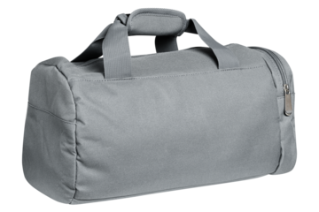 Png gray duffle bag mockup unisex accessory