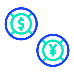 Currency Vector Icon Design Illustration