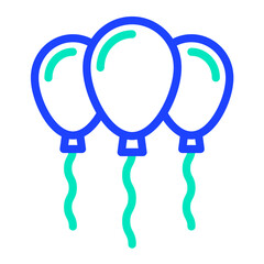 Balloons Vector Icon Design Illustration