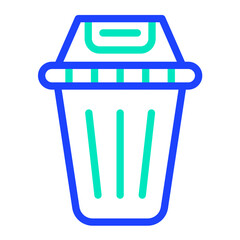 Recycling bin Vector Icon Design Illustration