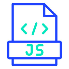 Javascript Vector Icon Design Illustration