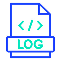 Logs Vector Icon Design Illustration