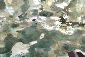 simple background of inkblots in dark green color
