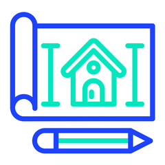 House plan Vector Icon Design Illustration