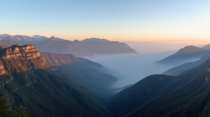 Majestic Mountain Sunrise