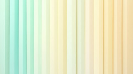Obraz premium Vertical Stripes Of Pastel Green And Yellow Shades