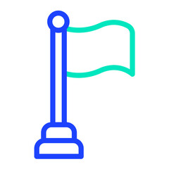 Flag Vector Icon Design Illustration