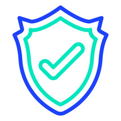 Shield Vector Icon Design Illustration