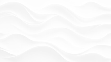 White wave background, abstract concept. Beautiful format poster with Smooth Grey Waves abstract background with grayish tonalities, plenty of copy space and elegant design.	