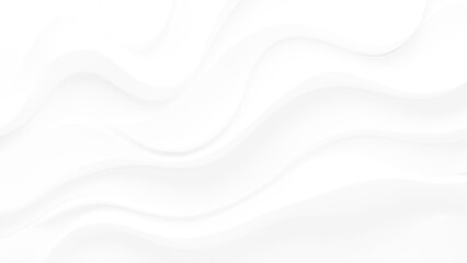 White wave background, abstract concept. Beautiful format poster with Smooth Grey Waves abstract background with grayish tonalities, plenty of copy space and elegant design.	
