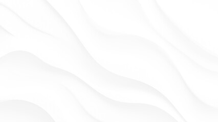 White wave background, abstract concept. Beautiful format poster with Smooth Grey Waves abstract background with grayish tonalities, plenty of copy space and elegant design.	