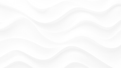 White wave background, abstract concept. Beautiful format poster with Smooth Grey Waves abstract background with grayish tonalities, plenty of copy space and elegant design.	