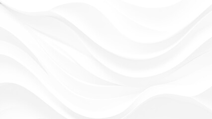 Obraz premium White wave lines abstract background design. Digital white wave curve sculpture abstract graphic poster. white wave curve lines banner background design. White wave modern abstract background design. 